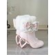 Pure Tea For Dream Maiden Short Boots(Reservation/4 Colours/Full Payment Without Shipping)